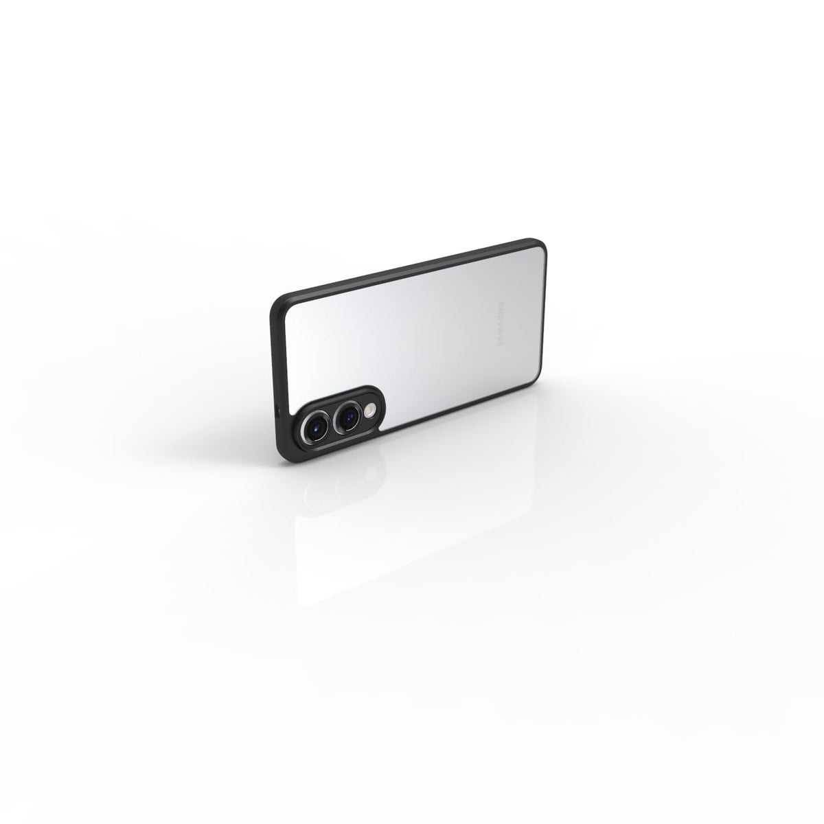 Samsung Galaxy S25 Edge Back Cover Case | Sleek Hybrid - Clear Black