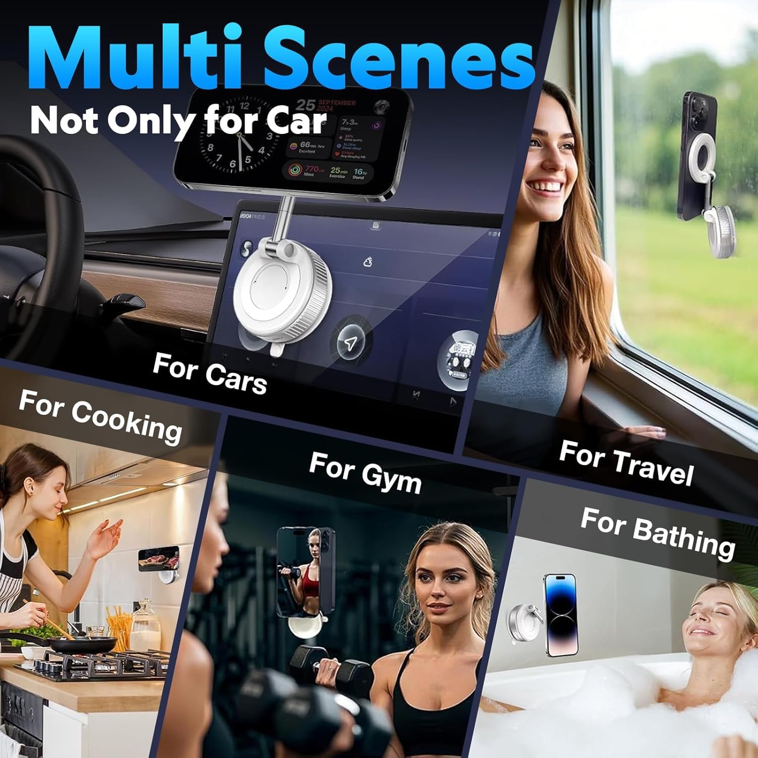 Magnetic Phone Mount | AstroMax - White