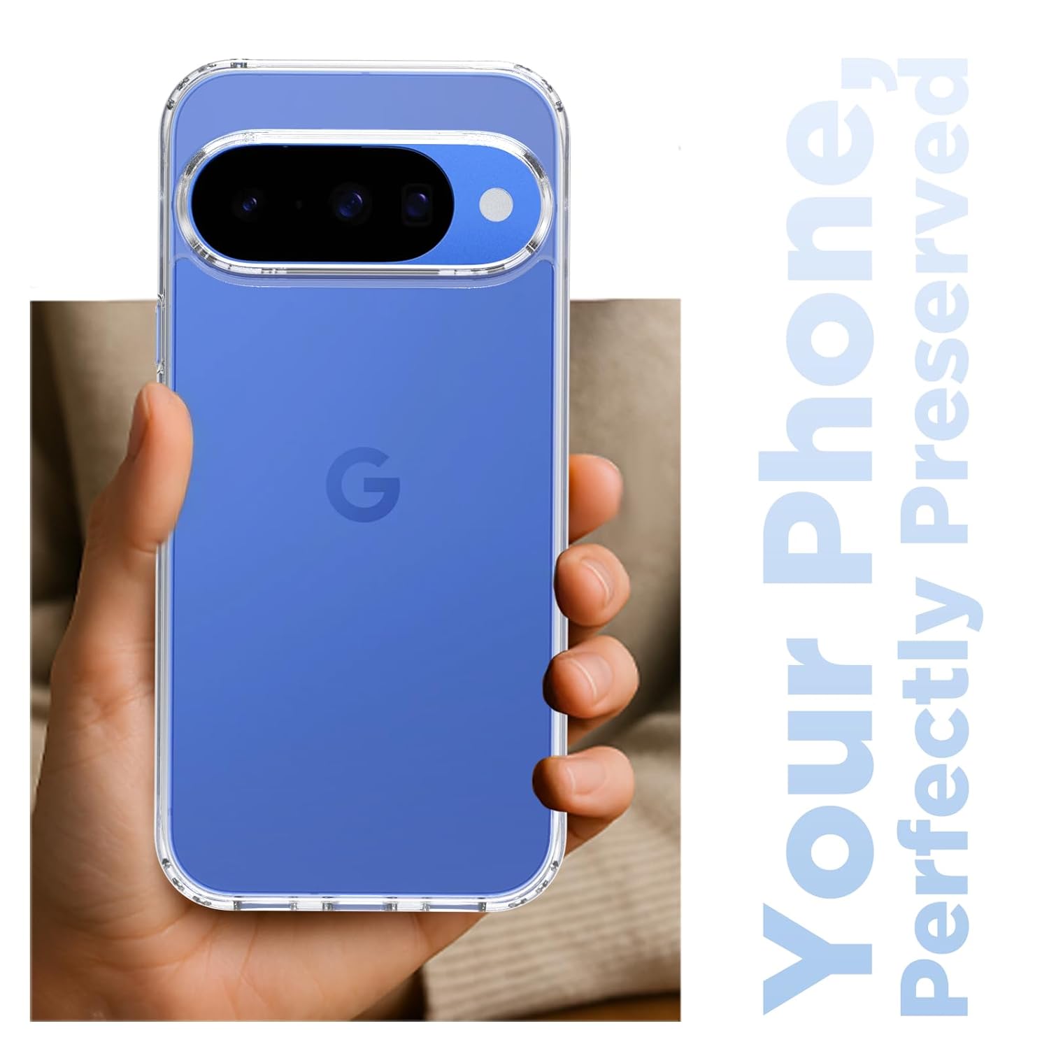 Google Pixel 10 / Pixel 10 Pro Back Cover Case | Clear Hybrid - Clear