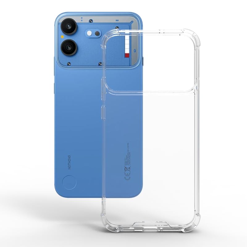 Nothing Phone 4b Back Cover Case | Clear Hybrid - Clear
