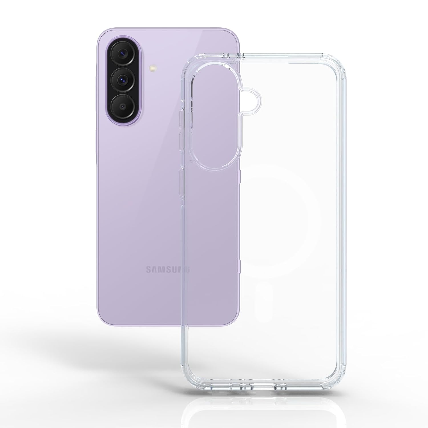 Samsung Galaxy A37 5G Back Cover Case | Clear Hybrid - Clear Transparent