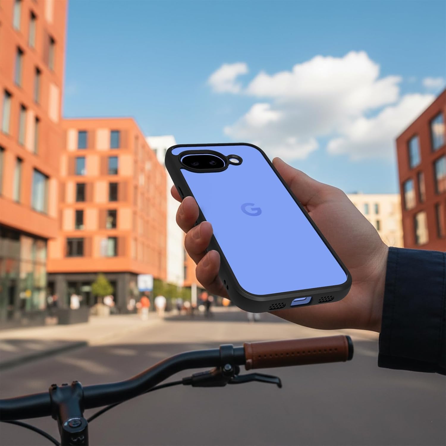 Google Pixel 10a Back Cover Case | Sleek Hybrid - Clear Black