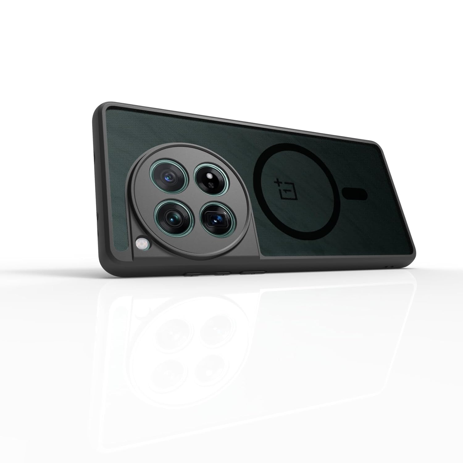 OnePlus 12 Back Cover Case | Sleek Hybrid - Smoke Black Magnetic