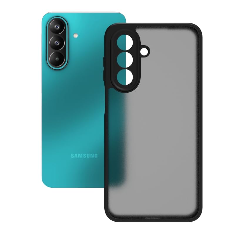 Samsung Galaxy M47 Back Cover Case | Sleek Hybrid - Matte Black