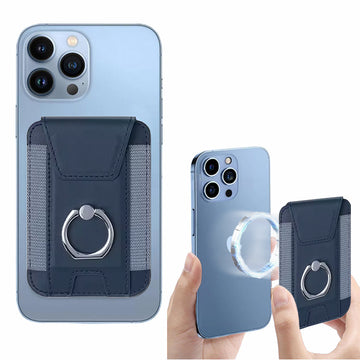 Phone Wallet with Grip | Nebula - Blue