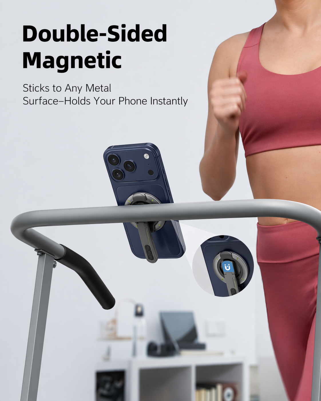 MagSafe Phone Grip & Stand | 3-in-1 Ring Holder - Graphite Black