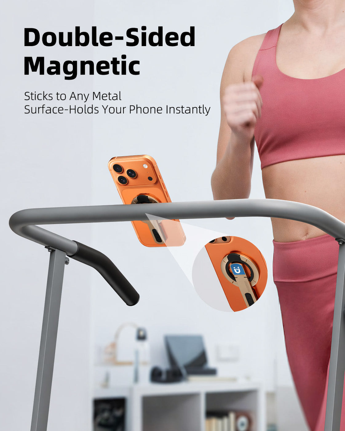 MagSafe Phone Grip & Stand | 3-in-1 Magnetic Ring Holder - Desert Gold
