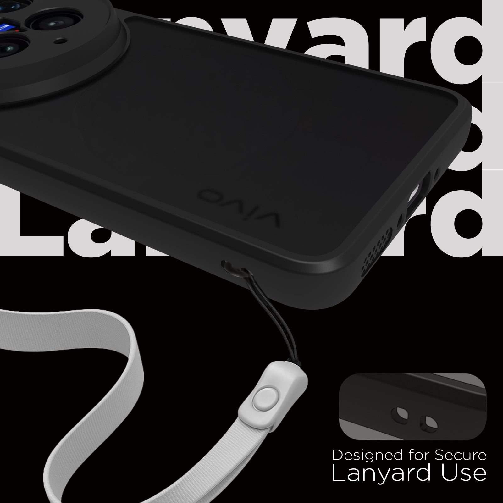 Vivo X300 Ultra Back Cover Case | Sleek Hybrid - Matte Black