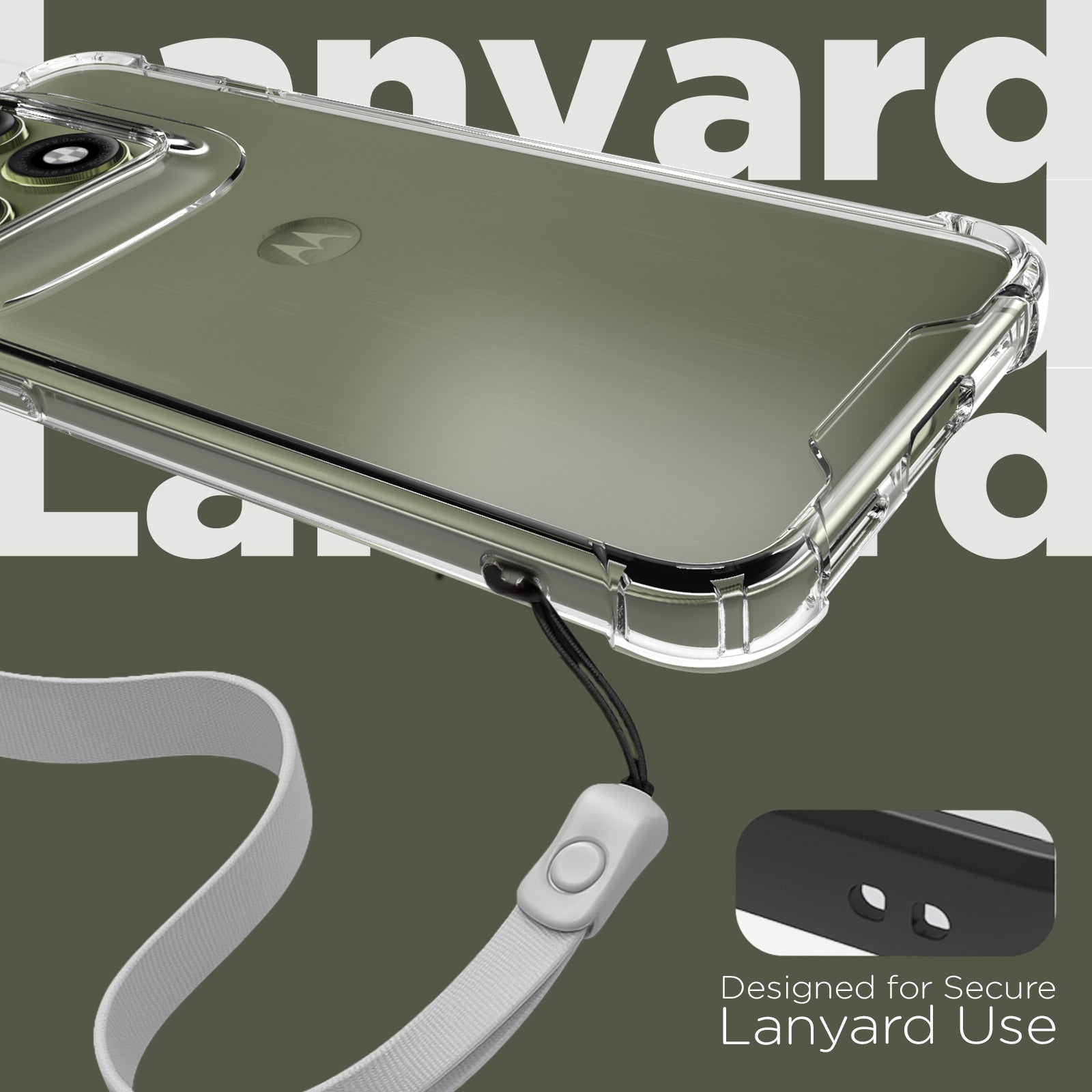 Motorola Edge 70 Pro Back Cover Case | Clear Hybrid - Clear