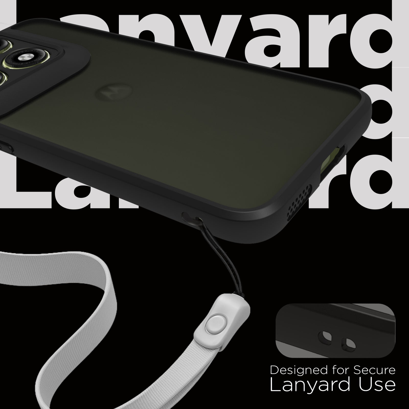 Motorola Edge 70 Pro Back Cover Case | Sleek Hybrid - Matte Black