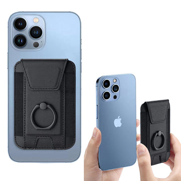Phone Wallet with Grip | Phantom - Black