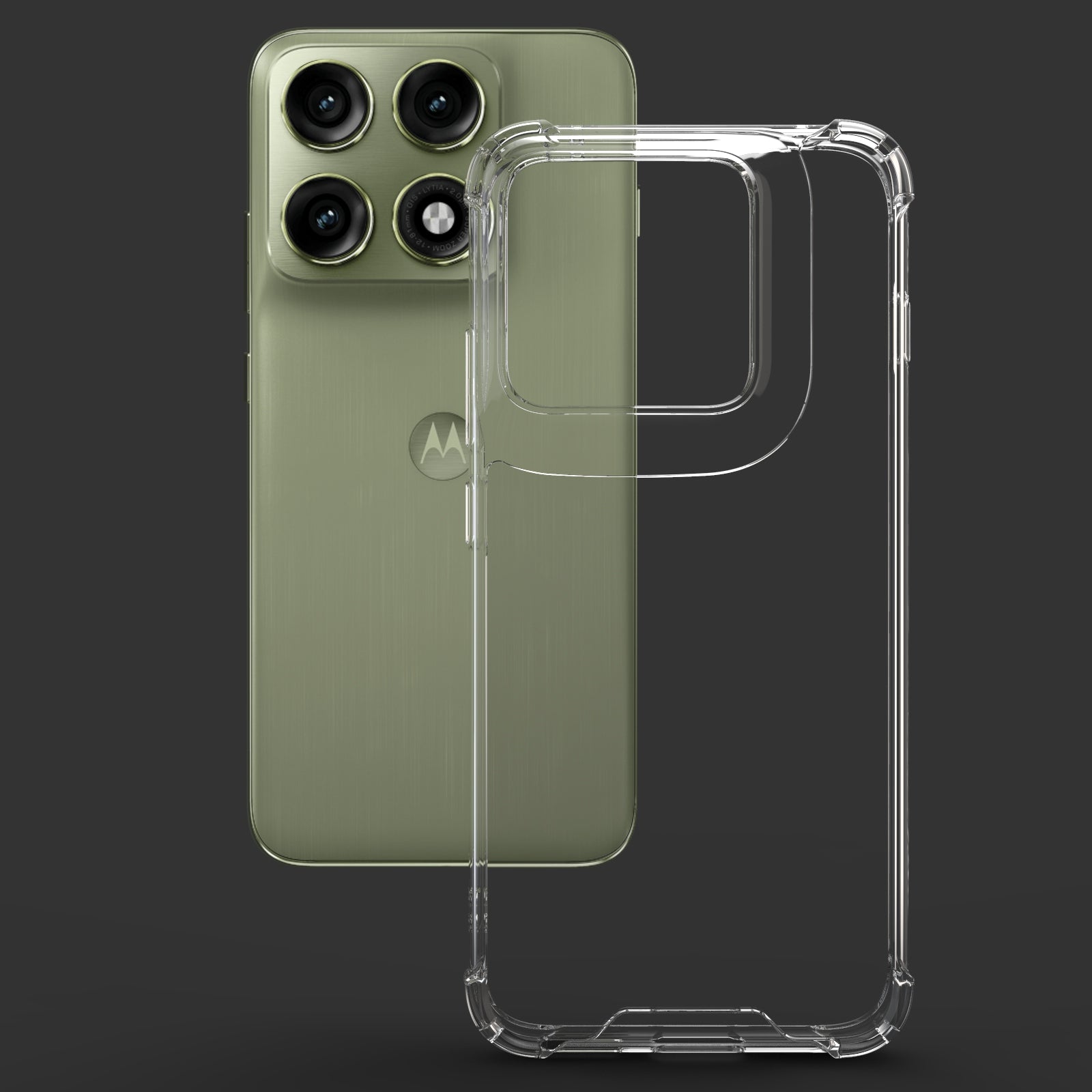 Motorola Edge 70 Pro Back Cover Case | Clear Hybrid - Clear