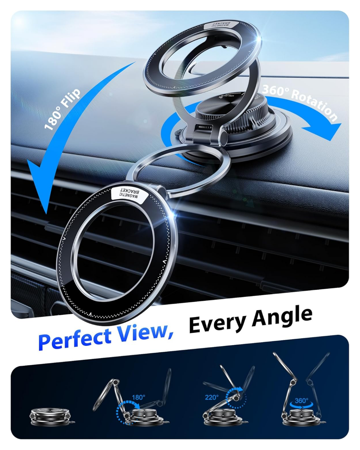 Magnetic Phone Mount | AstroPrime - Black