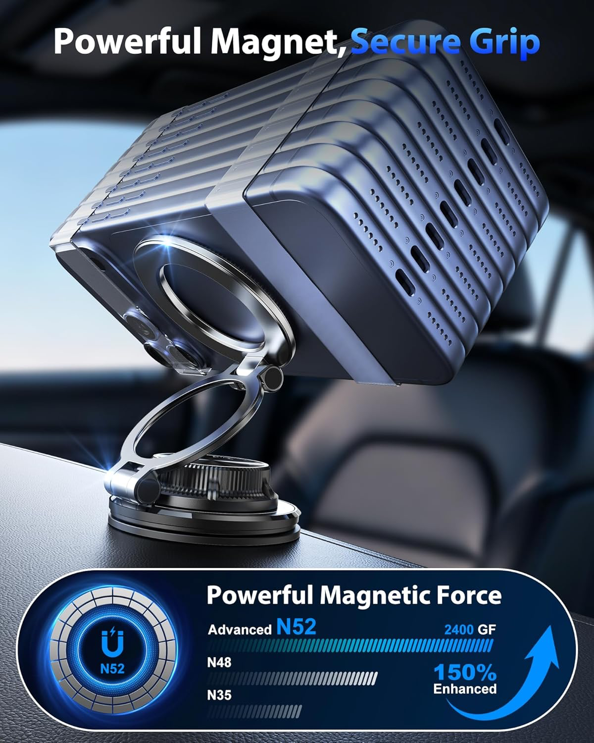 Magnetic Phone Mount | AstroPrime - Black