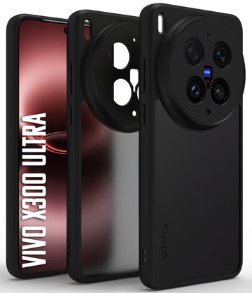 Vivo X300 Ultra Back Cover Case | Sleek Hybrid - Matte Black